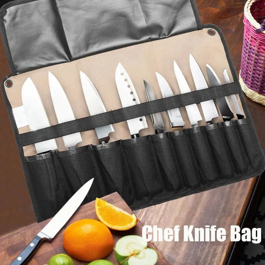 Portable Chef Knife Roll Bag